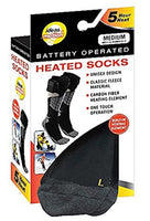 Ideas In Motion Battery Operated Heated Socks - Small (M 6-9, W 8-10)