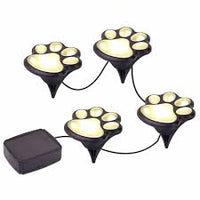 LED Paw Print Lights - Set Of 4