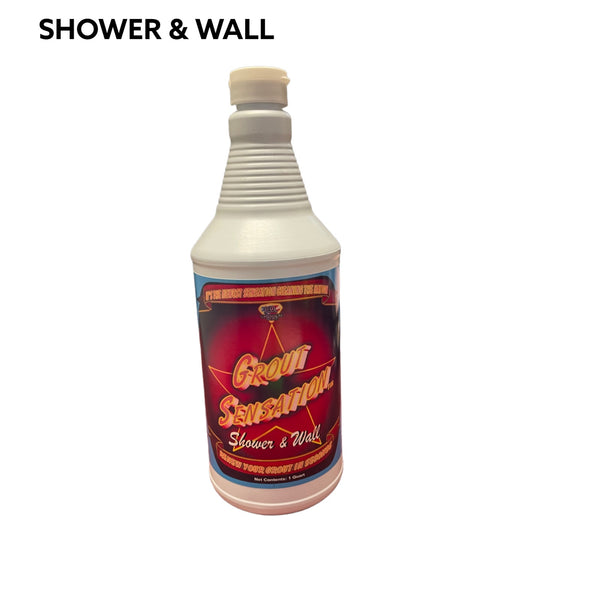 Grout Sensation: Shower & Wall Cleaner - 1 Quart