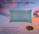SobaMakura Buckwheat Pillow - The Original SobaMakura Buckwheat Pillow - Blue