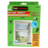 Insect Window Screen 60" x 50": Durable Bug Barrier for Windows