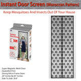 Instant Door Screen (Moroccan Pattern)
