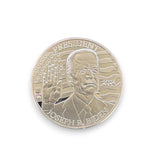 Joe Biden 2024 Collectible Medallions – 2-Pack Gold & Silver-Tone Souvenir Set