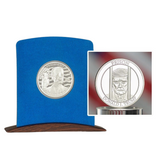 Joe Biden 2024 Collectible Medallions – 2-Pack Gold & Silver-Tone Souvenir Set