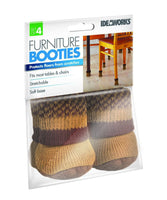 Furniture Booties - Floor Savers - Set of 4 - Light Brown