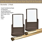 Joan Rivers Beauty Great Hair Day Fill-In Powder -  Brunette - Two Pack