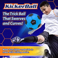 KickerBall by Swerve Sports – Curve & Trick Soccer Ball – Glow