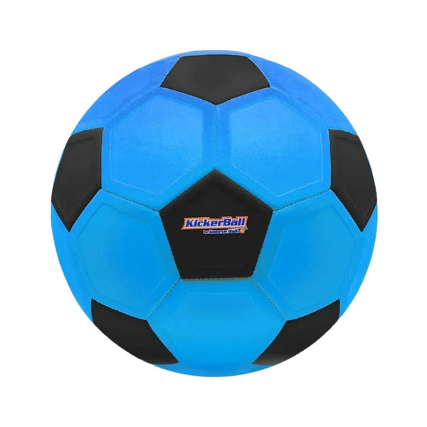 KickerBall by Swerve Sports – Curve & Trick Soccer Ball – Electric Blue
