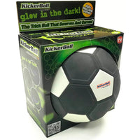 KickerBall by Swerve Sports – Curve & Trick Soccer Ball with Air Pump – Glow