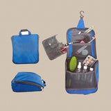 Water Resistant Travel Toiletry Organizer Bag (Assorted Colors)