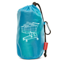 5-Pack Colorful Reusable Shopping Bags with Carry Pouch & Carabiner