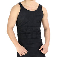 Men's Instant Slimming Undershirt - Black - Med