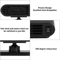 ShowtimeAuto 12V Compact Heater Fan - Warm Up Your Drive
