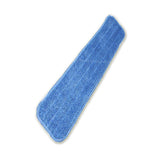 36" Blue Wet Pad Microfiber Replacement Mop Pad Refill Commercial Cleaning