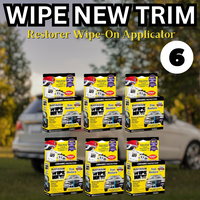 Wipe New Trim Restorer Wipe-On Applicator - Pack of 6