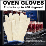 Kole Imports Heat Resistant Oven Gloves