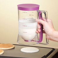 Pancake Batter Dispenser with Squeeze Handle Perfect Pancakes Every Time!