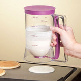 Pancake Batter Dispenser with Squeeze Handle Perfect Pancakes Every Time!