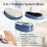 3-in-1 Pedicare System - Your Ultimate Foot Care Solution (Blue)
