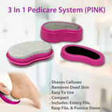 3-in-1 Pedicare System - Your Ultimate Foot Care Solution (Pink)