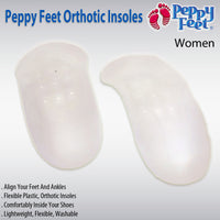 Peppy Feet Orthotic Insoles, Women