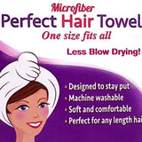 Perfect Hair Towel, 2 Pack (White)