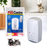 PestContro Ultrasonic with Floor Light - White