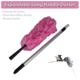 Expandable Long Handle Duster, Extends 63 inches