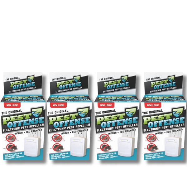 Pest Offense Electronic Pest Repeller - 4 Pack