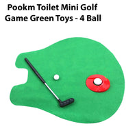 Pookm Toilet Mini Golf Game