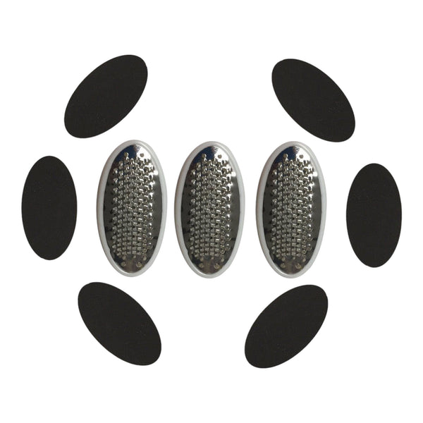 PedEgg Replacement Blades with Emery Pads – 3-Pack