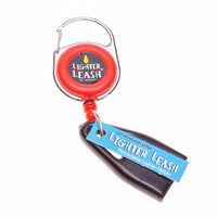Premium Lighter Leash Retractable Lighter Holder - Assorted Colors - 10 Pack