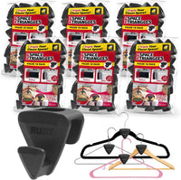 Ruby Space Triangles, 108-Pc Hanger Hooks, Black