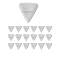 Ruby Space Triangles, 18-Pc Hanger Hooks, White