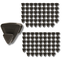 Ruby Space Triangles, 108-Pc Hanger Hooks, Black