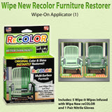 Wipe New Recolor Furniture Restorer Wipe-On Applicator