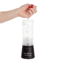 Handy Gourmet RevMix Platinum for Smoothies & Shakes On The Go, 12 oz. (Black)