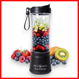 Handy Gourmet RevMix Platinum for Smoothies & Shakes On The Go, 12 oz. (White)