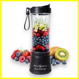 Handy Gourmet RevMix Platinum for Smoothies & Shakes On The Go, 12 oz. (White)