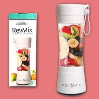 Handy Gourmet RevMix for Smoothies & Shakes On The Go (White)