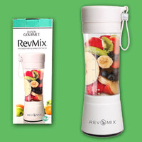 Handy Gourmet RevMix for Smoothies & Shakes On The Go (White)
