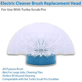 Electric Cleaner Brush Replacement Head for use with Turbo Scrub Pro