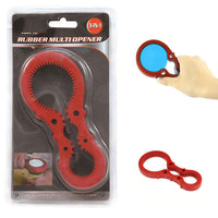Rubber Multi Opener for Caps and Lids