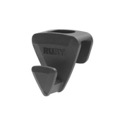 Ruby Space Triangles 18-Pc Hanger Hooks, Black