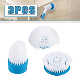Replacement Brush Heads for Turbo Scrub Pro Power Scrubber Kit