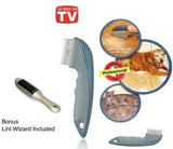 Shed Ender Professional De-Shedding Tool for Dogs & Cats Bonus Lint Wizard