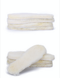 Natural Wool Insoles-100% Real Sheepskin (Women Size: 10.5)