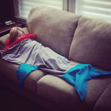 Shark Bite Fleece Wearable Blanket for Kids