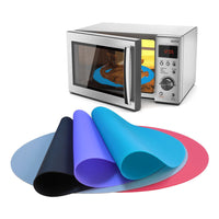 Silicone Microwave Spill Mat: 11.75-Inch - Two Pack