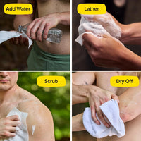 Skunky No-Rinse Bathing Wipes – Fast & Easy Shower-Free Cleaning, 50 Count